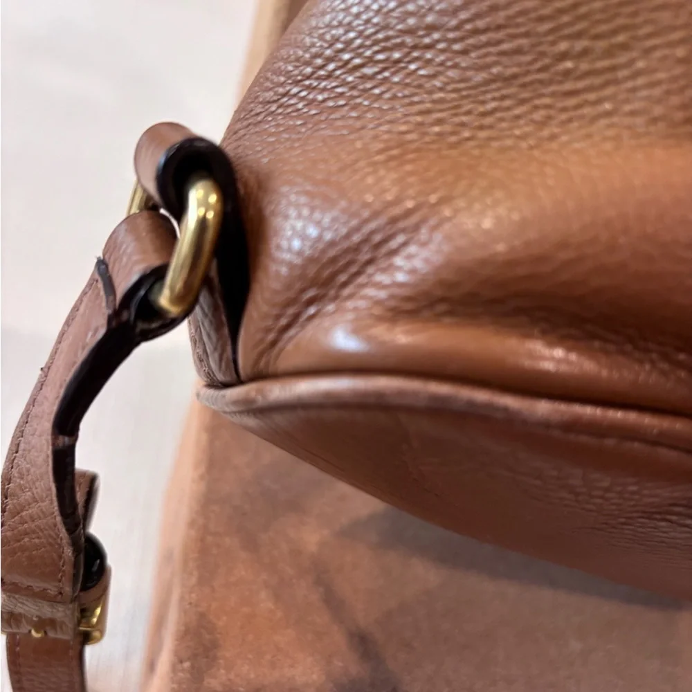 COACH Park Medium Tan Leather Backpack (2013) - Picture 4 of 16